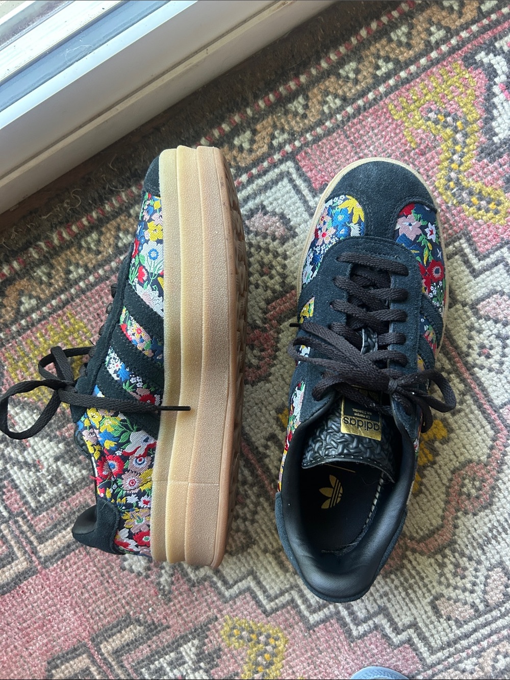 Adidas Gazelle Bold X Liberty London Shoes - Picture 4 of 7